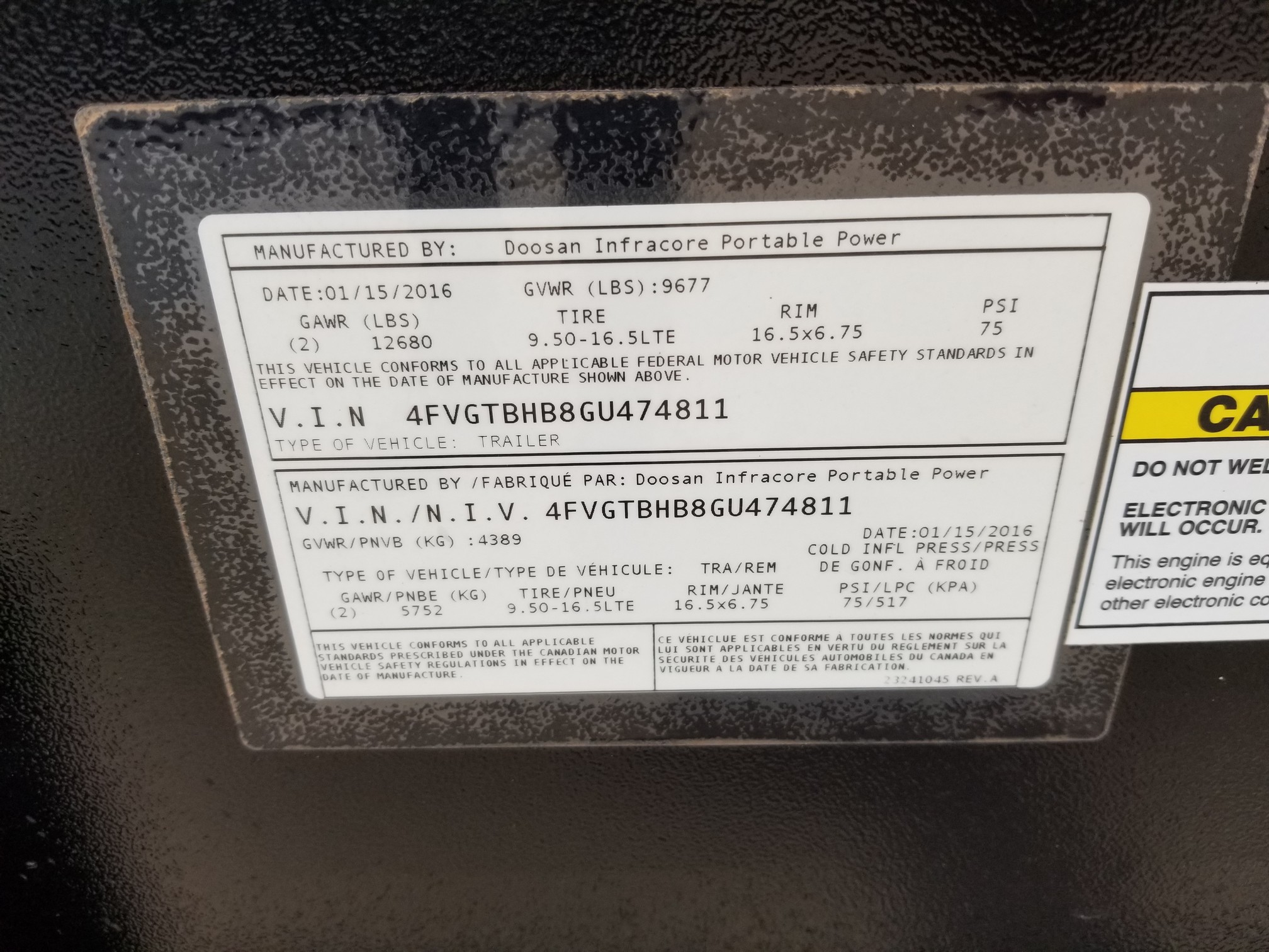 New Doosan NG Generator Set