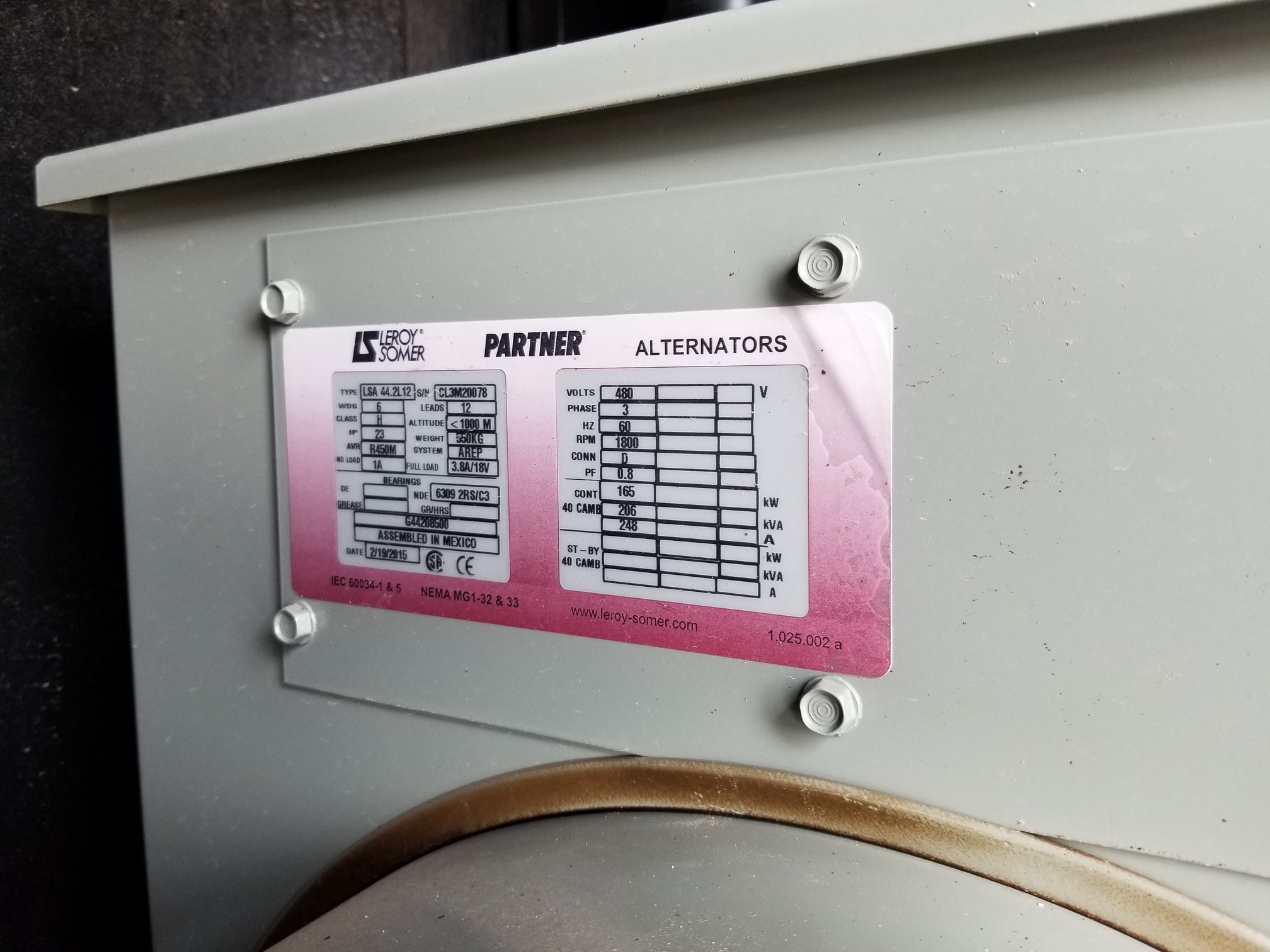 New Doosan NG Generator Set