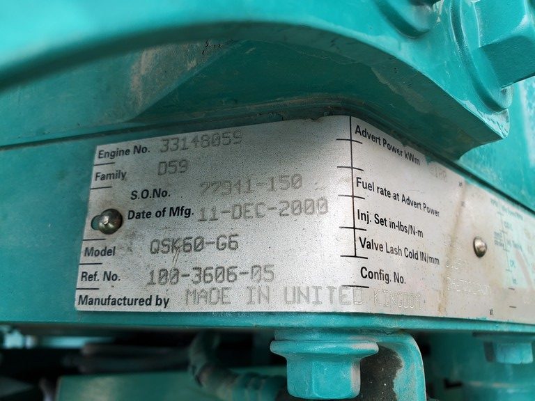Cummins DQKB rotated