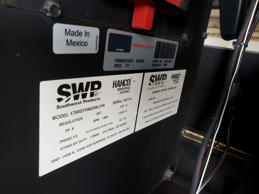 SWP QP Generator Set 