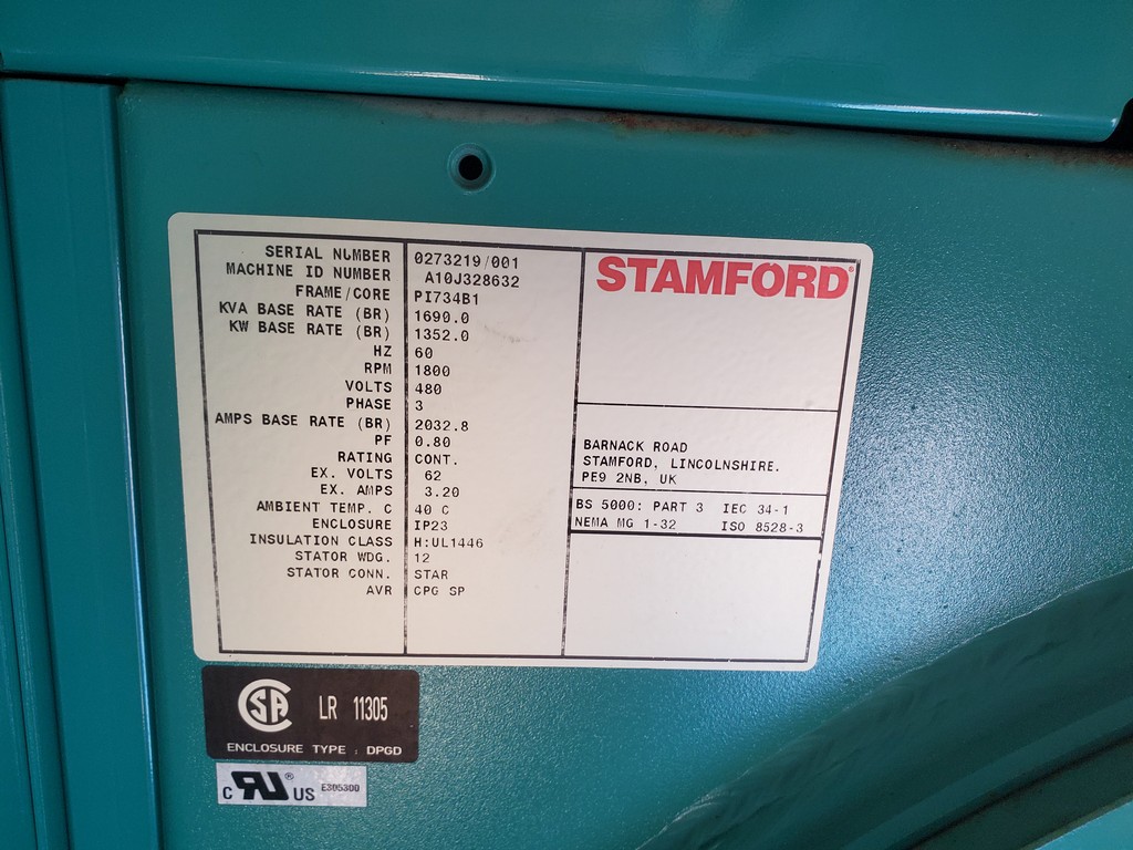 Cummins DQGA QSK G Generator