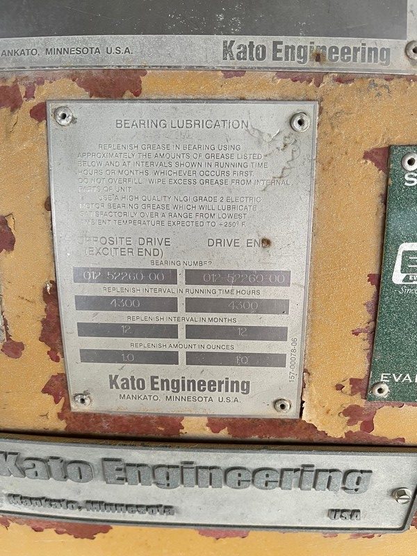 CAT C Land Electric Generator Set rotated