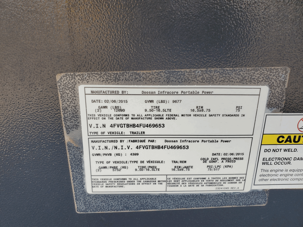 Doosan NG Generator Set