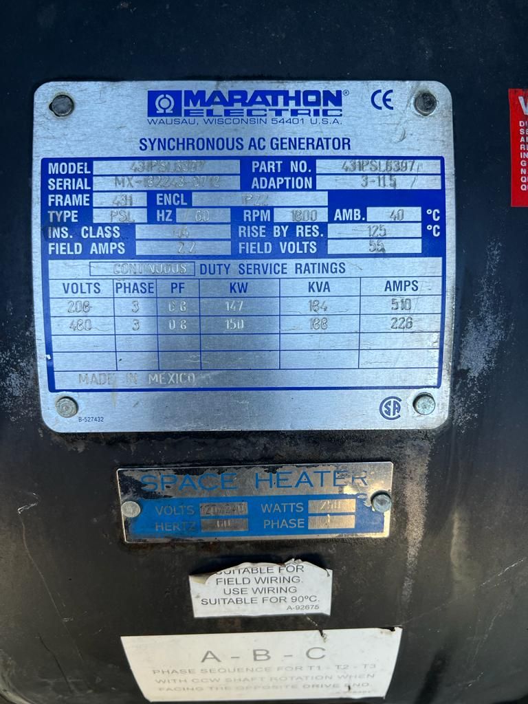 CAT APS Generator Set