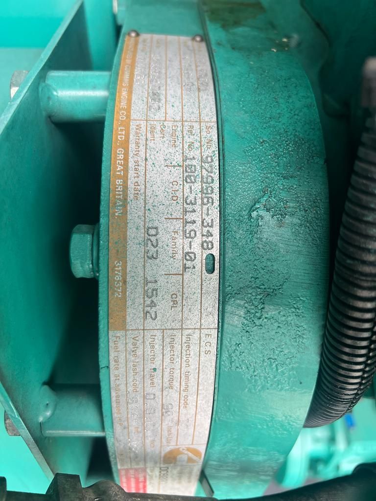 Cummins KTA kW Generator Set