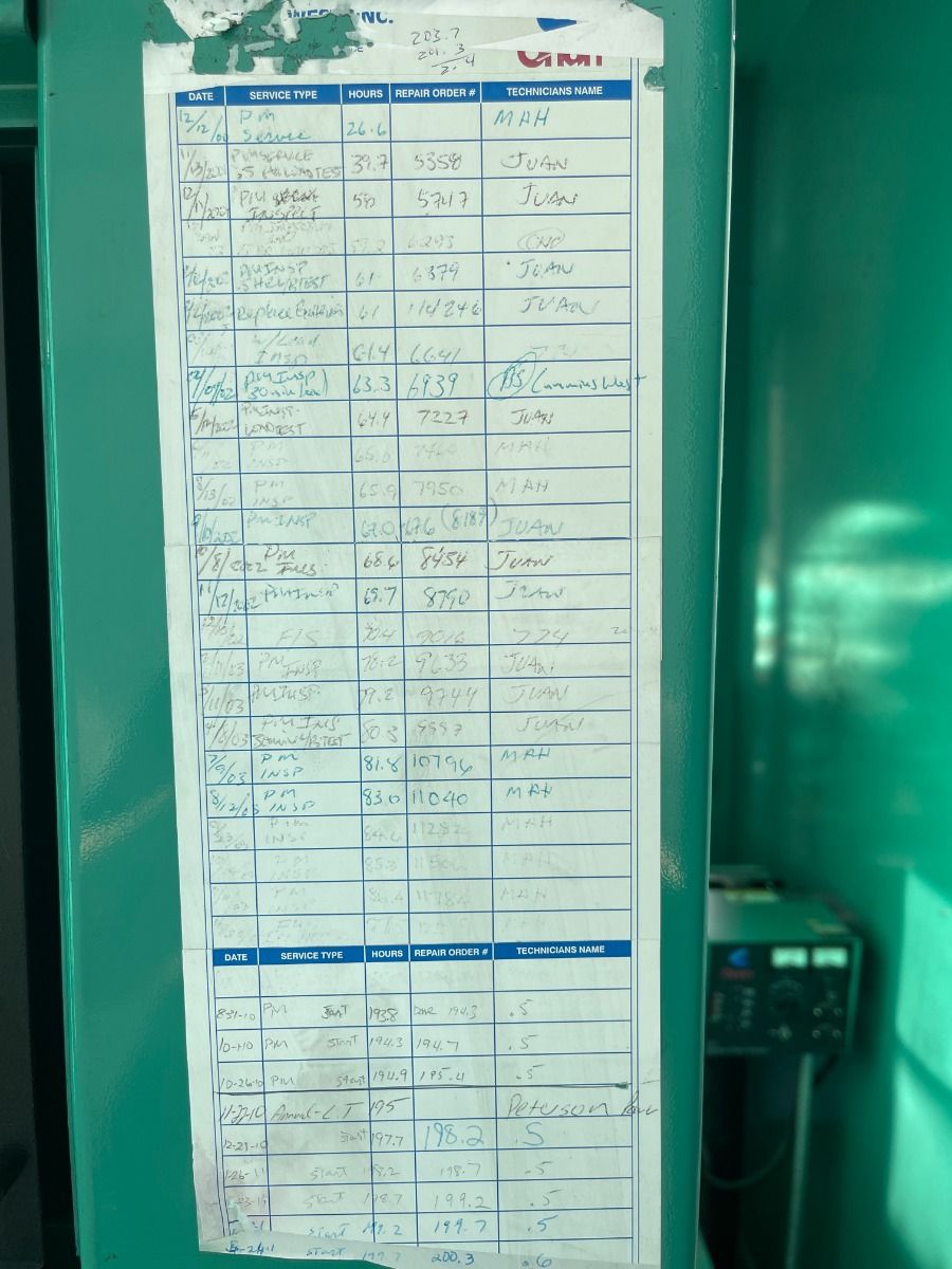 Cummins KTA kW Generator Set