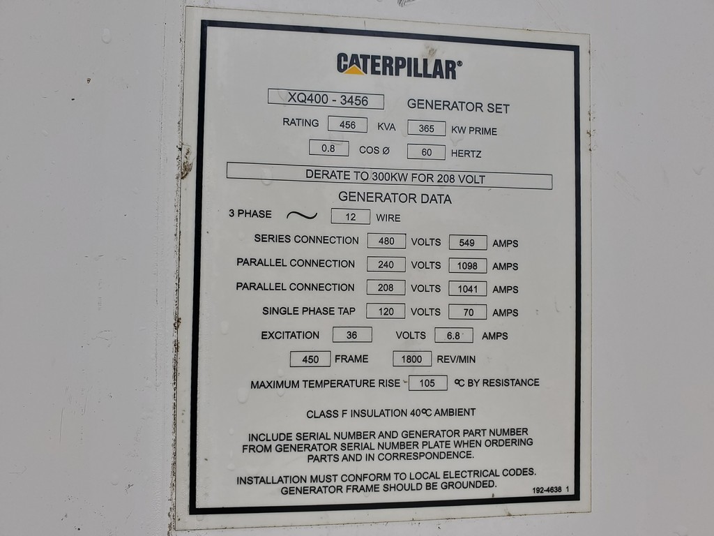 CAT XQ Generator Set 