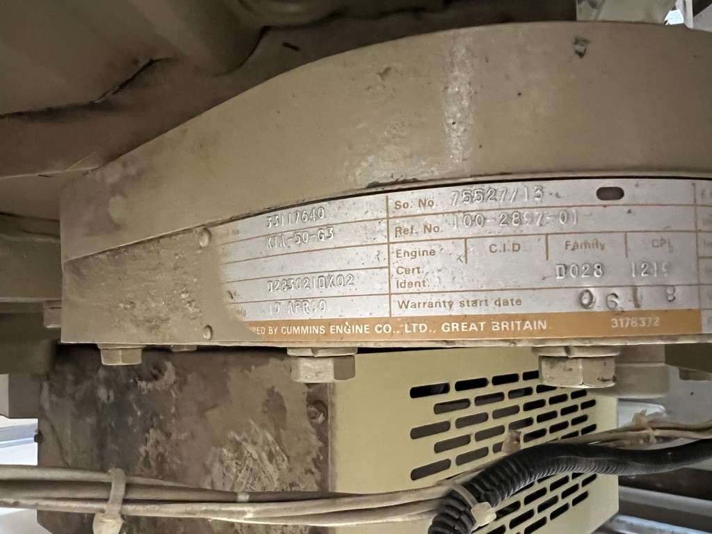 Cummins KTA Generator Set 