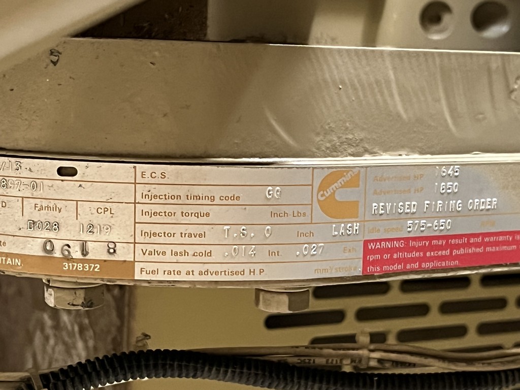 Cummins KTA Generator Set 