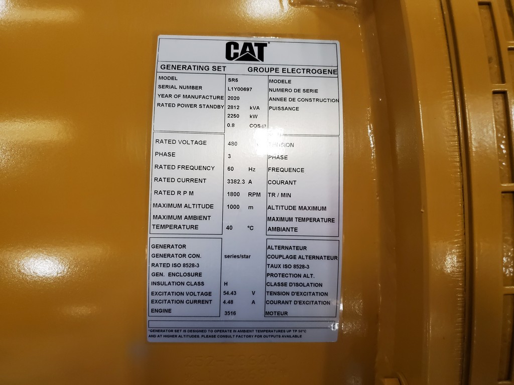 CAT SR Generator End