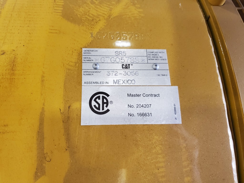CAT SR Generator End