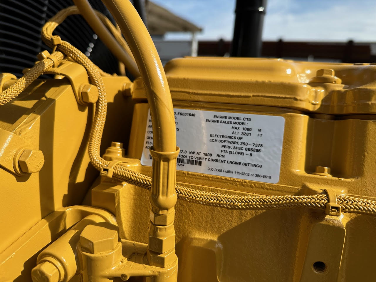 Rebuilt CAT C Generator Set