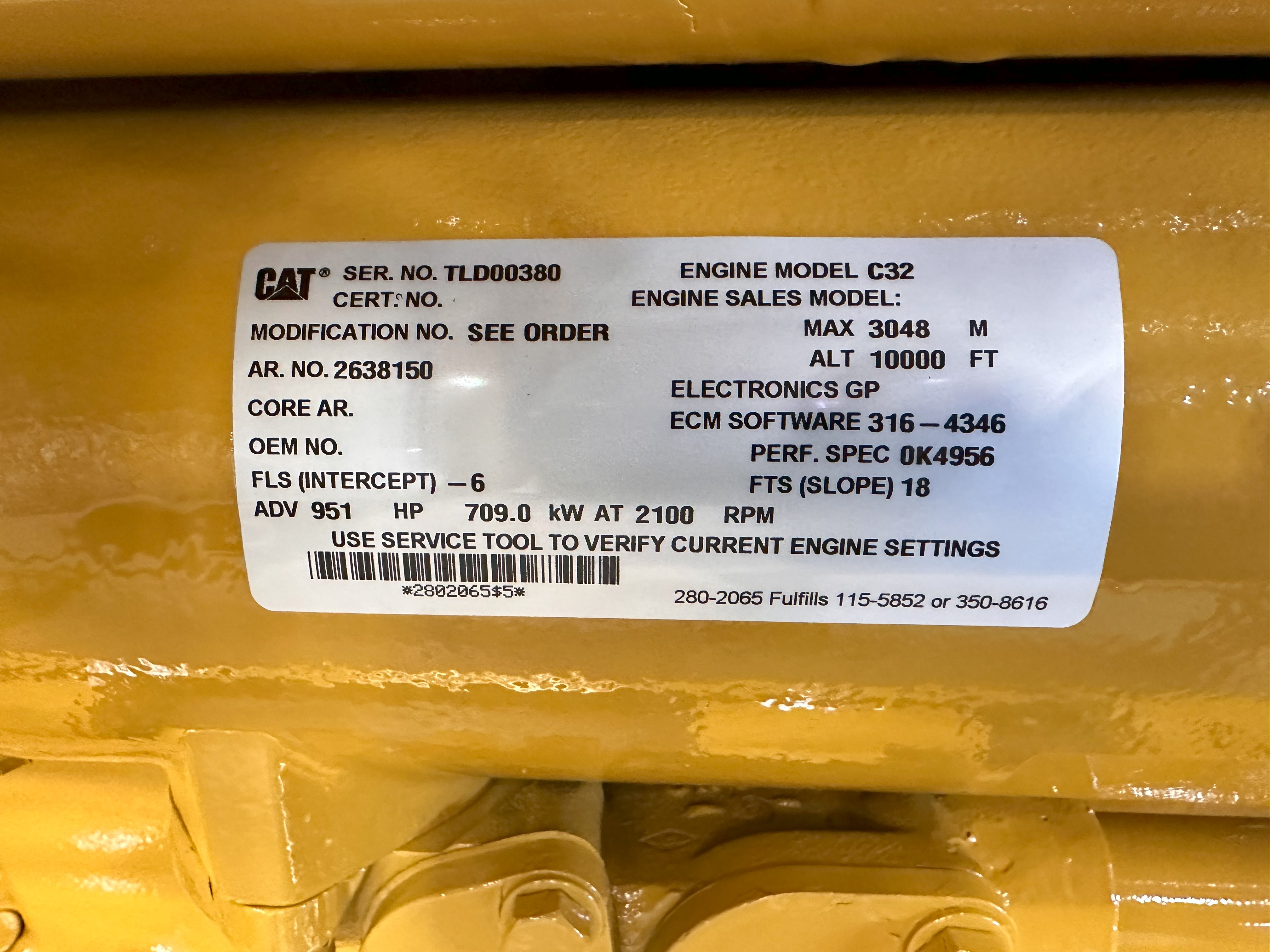CAT C Industrial Engine