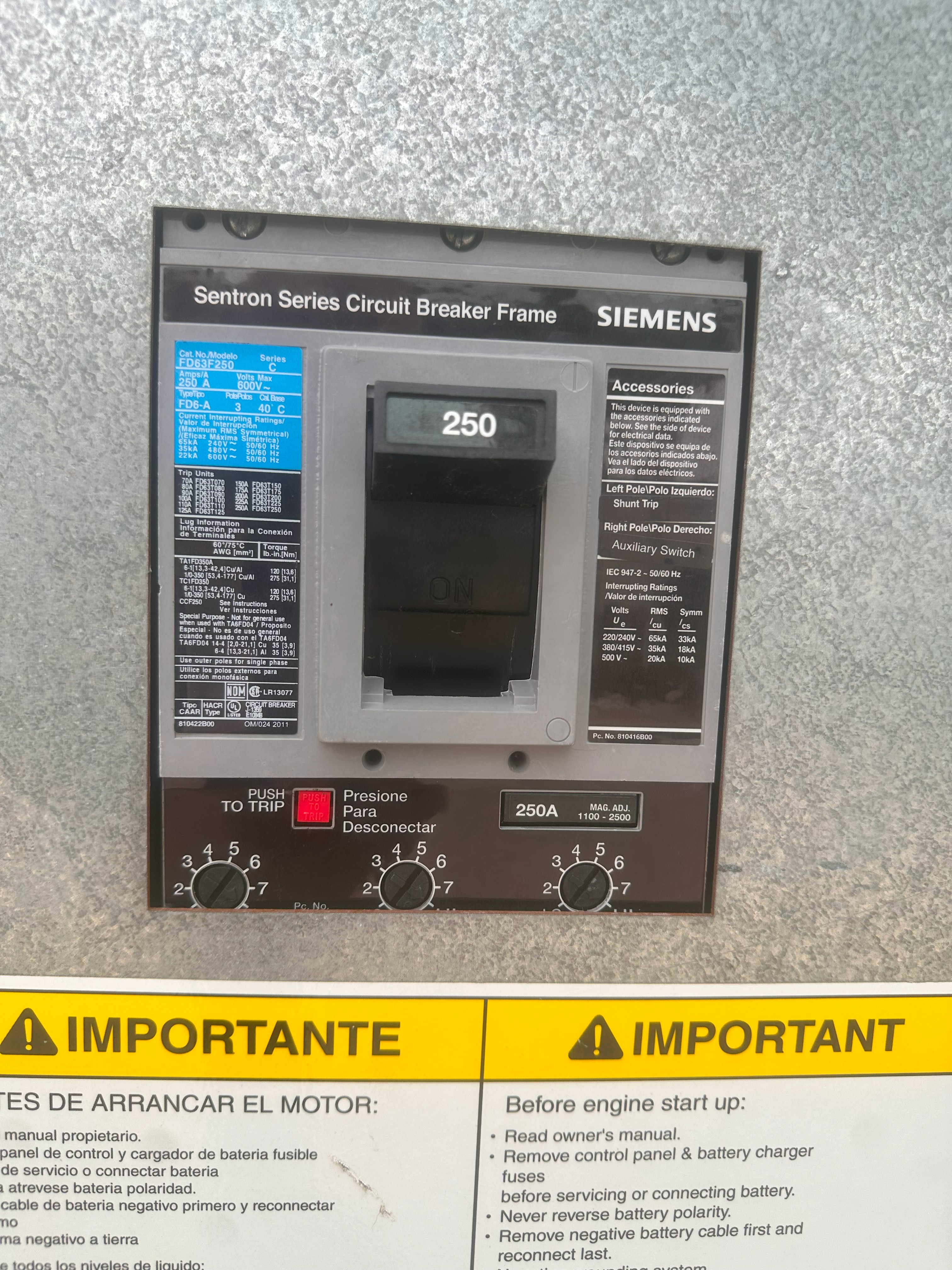Generac kW Natural Gas Generator Set