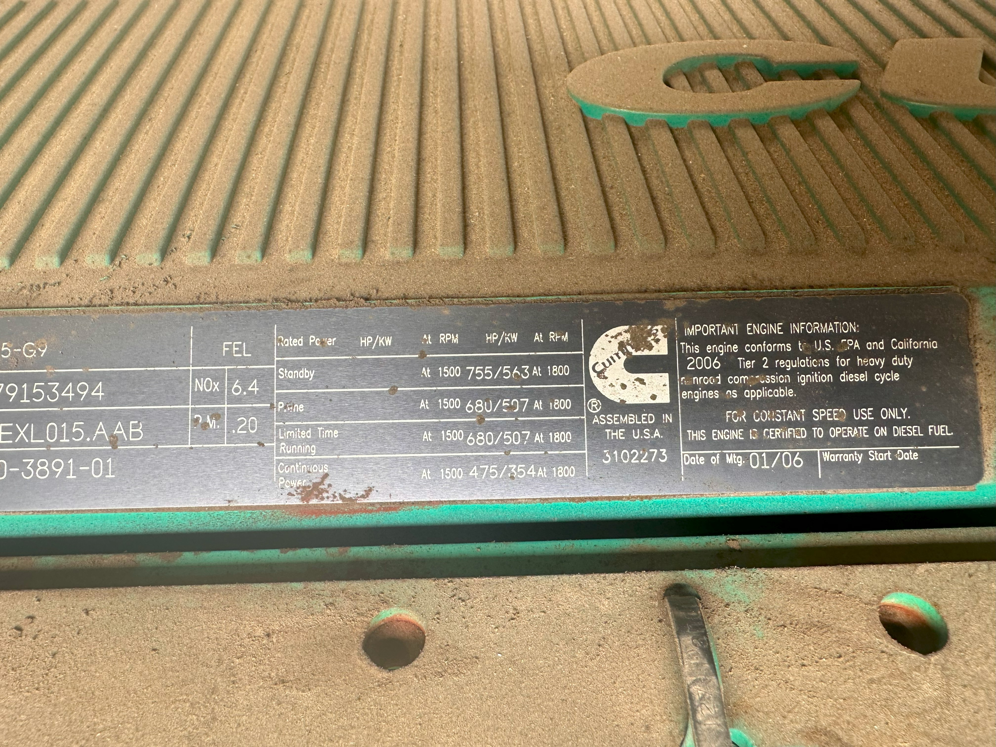 Cummins kW Generator Set
