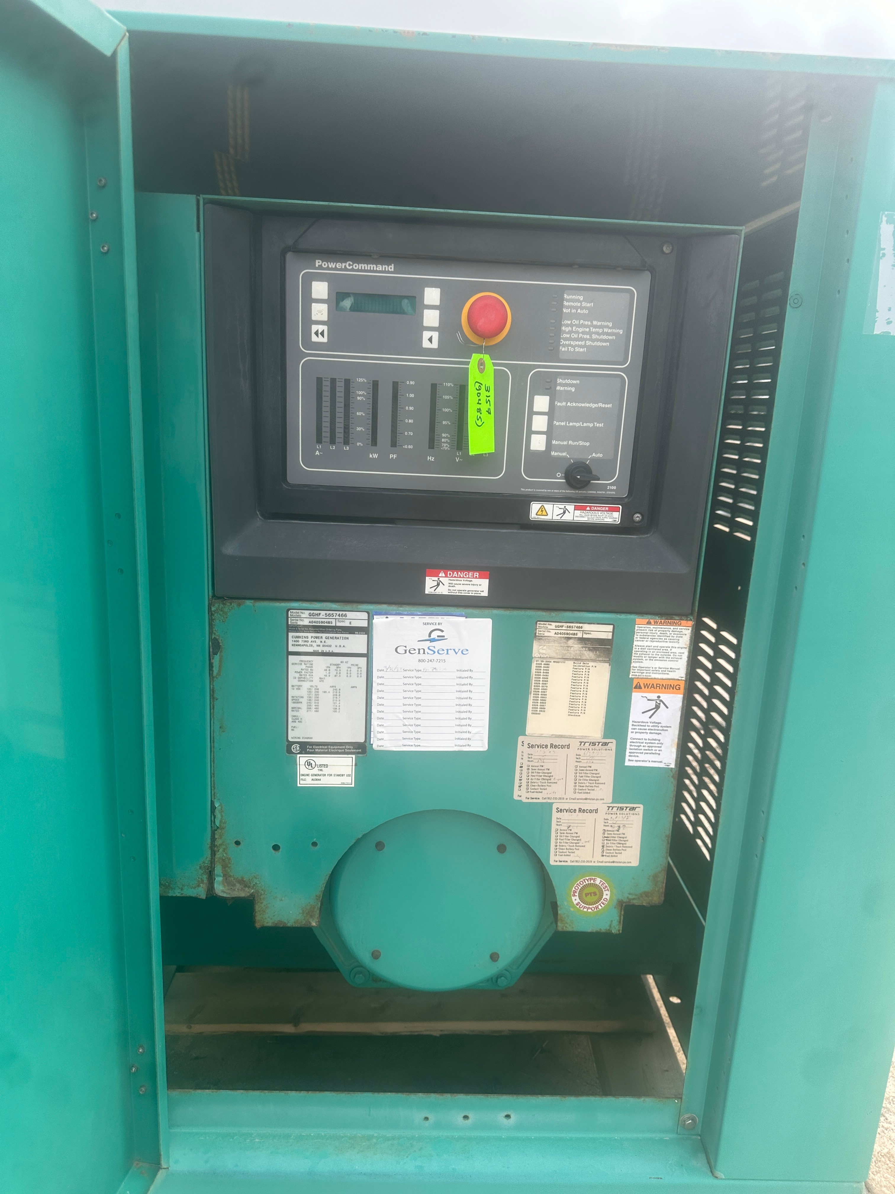 Used Cummins kW Generator Set 