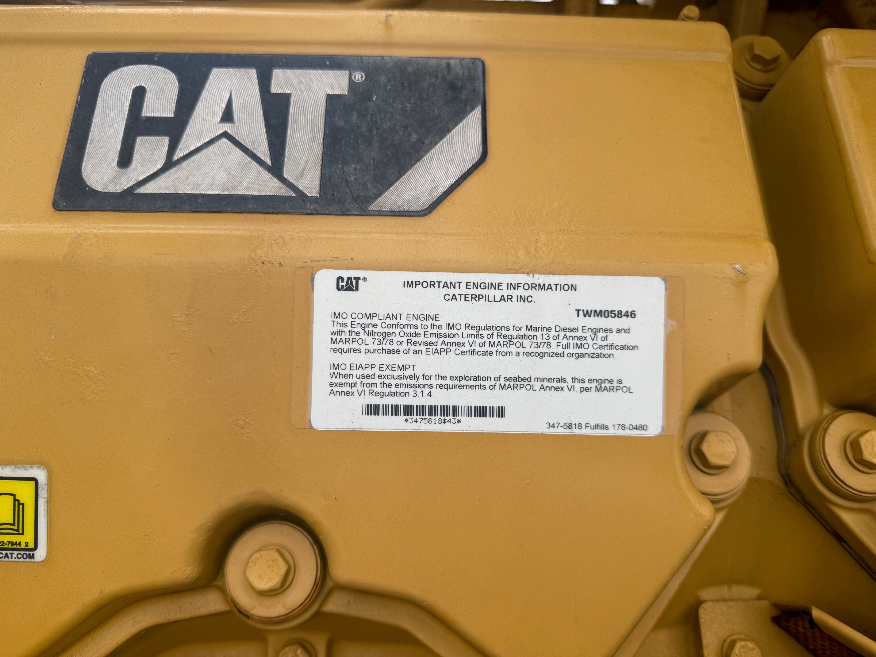 Used CAT C Power Unit 