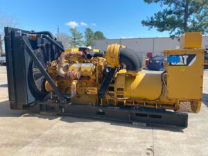 a large CAT C32 generator outside
