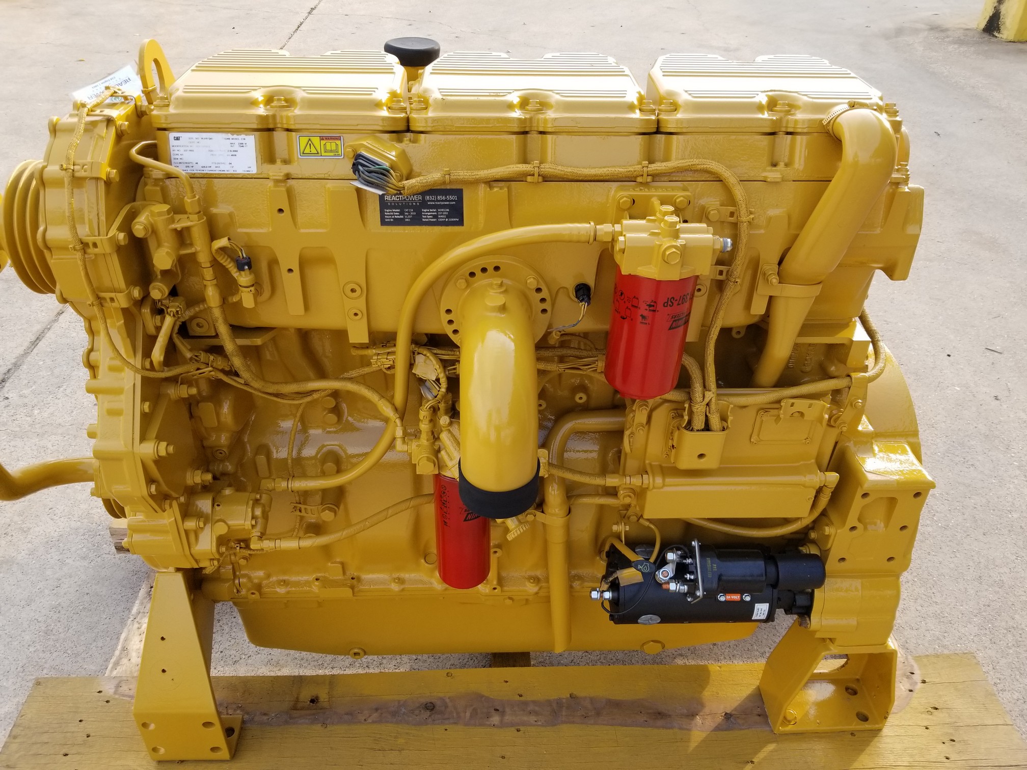 Rebuilt CAT C Industrial Engine